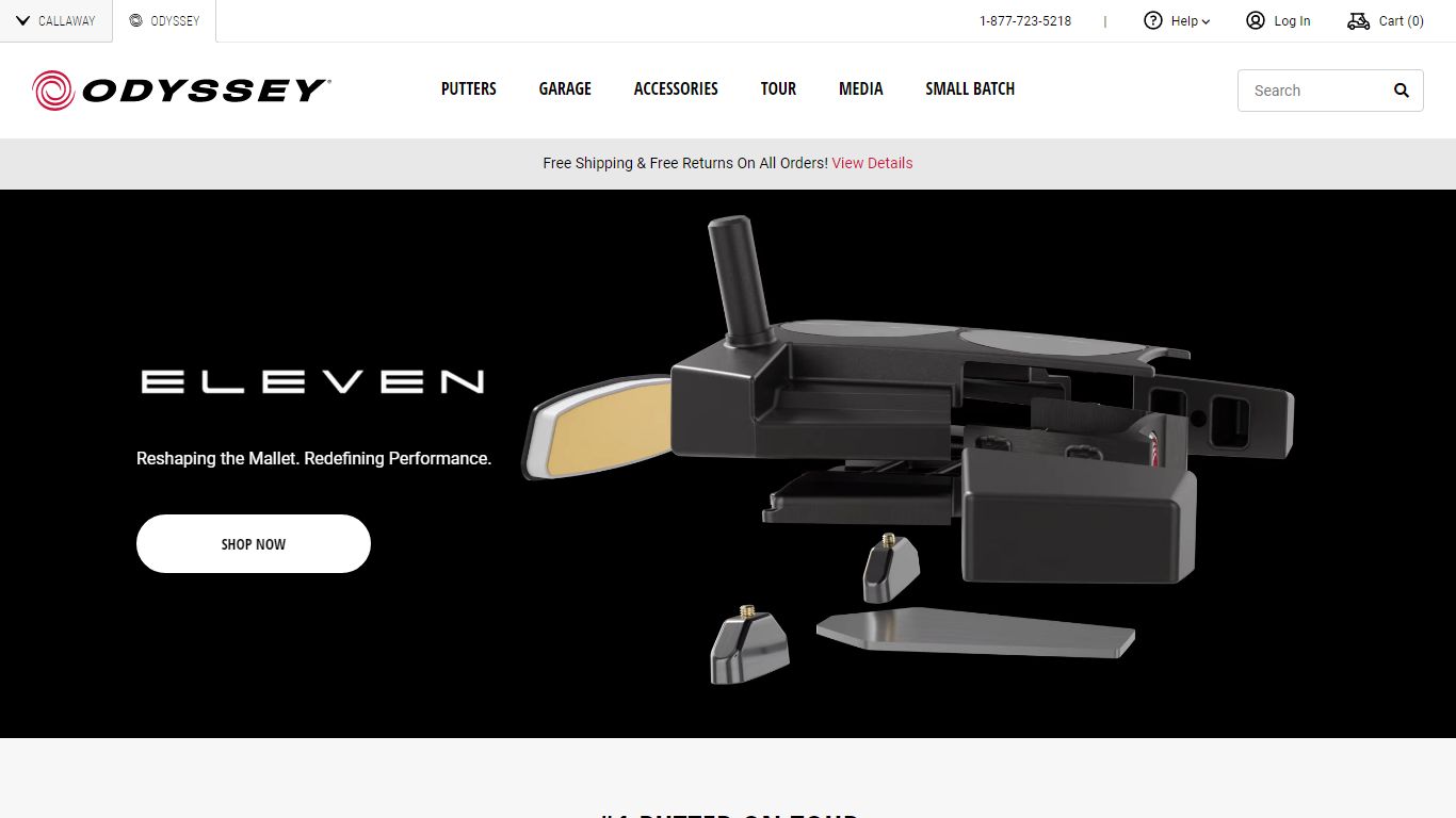Odyssey Golf & Toulon Design | Official Site | #1 Putter on Tour